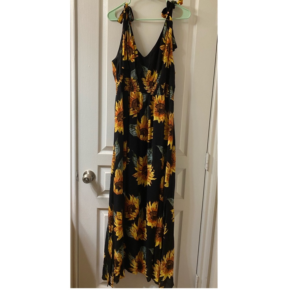 Sunflower maxi dress